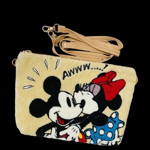 Mickey and Minnie Kissing Shoulder Bag/Purse